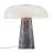 DFTP by Nordlux Lampe De Chevet Glossy Marbre et Verre Gris | 320mm - Convient pour 1x E27