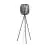 Eglo Lampadaires Salon Romazzina Acier Noir | IP20 - Convient pour 1x E27 