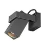SLV Theo Support Applique Murale Aluminium Anthracite | IP65 - Extérieur - Convient pour 1x GU10 Max. 7W - Dimmable