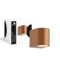 D'Lite Applique Murale Vossem Bronze| IP54 - Convient pour 1x GU10 