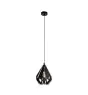 Eglo Suspension Luminaire Carlton 5 Acier Noir | IP20 - Convient pour 1x E27 