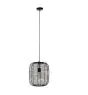 Eglo Suspension Luminaire Rinroe Acier Noir | Convient pour E27
