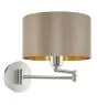 Eglo Applique Murale Maserlo Acier Nickel Satiné | Convient pour E27