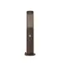 Eglo Lampadaire extérieur Helsinki Acier Inoxydable Brun | IP65 - Convient pour 1x E27 - Détecteur De Mouvement