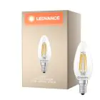 Ledvance Classic LED E14 Bougie Filament Claire 2.5W 470lm - 827 Blanc Très Chaud | Dimmable - Équivalent 40W