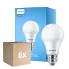 Lot 6x Philips Corepro LED Ampoule E27 Poire Dépolie 10W 1055lm - 840 Blanc Froid | Équivalent 75W