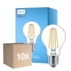 Lot 10x Philips Corepro LED Ampoule E27 Poire Claire 8.5W 1055lm - 840 Blanc Froid | Équivalent 75W