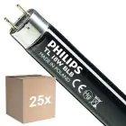 Lot 25x Philips MASTER TL-D 18W - Blacklight Bleu | 60cm