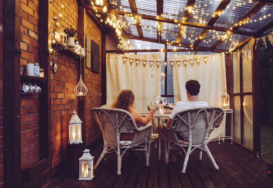 éclairage d'exétieur terrasse